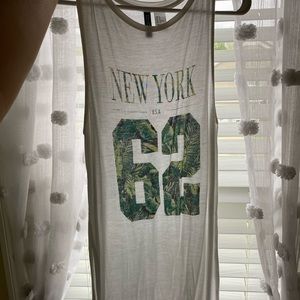 Women’s New York Cover up/ Tank Top